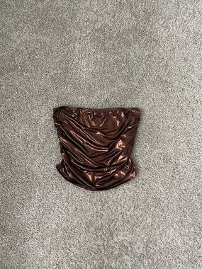 Cider Metallic Copper-Brown Mini top
